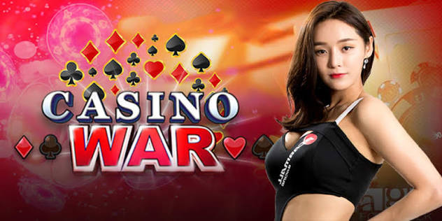 Casino War live table on Lazer247